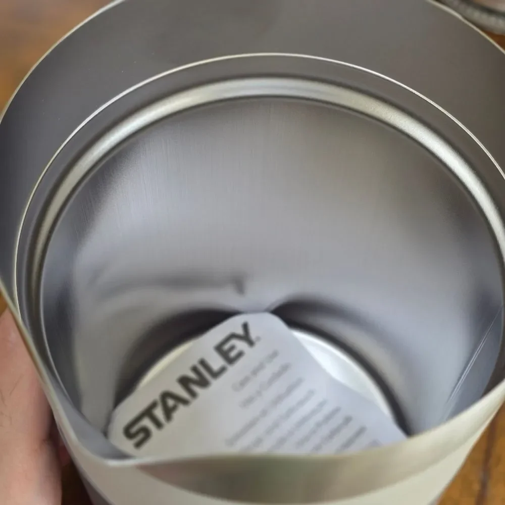 Stanley Stay Hot French Press 48 Oz Classic Series Grey Silver New Coffee Maker - Picture 7 of 7